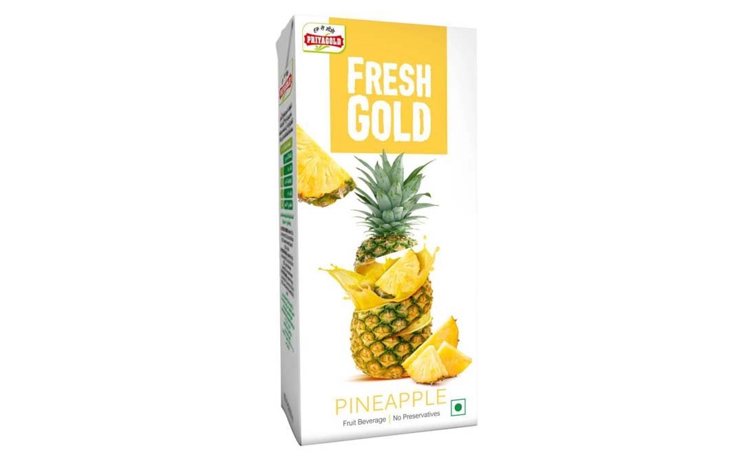 Priyagold Fresh Gold Pineapple   Tetra Pack  1 litre